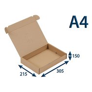 Krabice na tiskoviny A4 305x215x150 3VVL HH22B FEFCO 0427